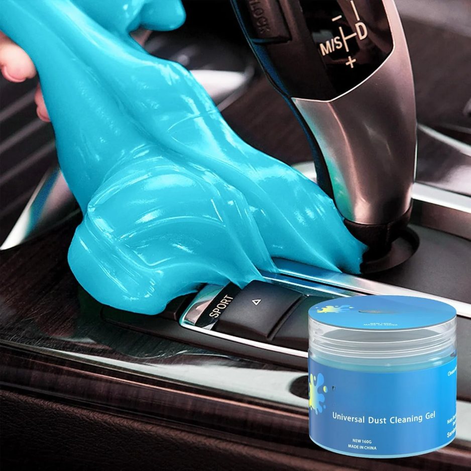 Car Cleaning Gel Putty, Universal Interior Cleaner For Dashboard, Vents, Console, Cup…