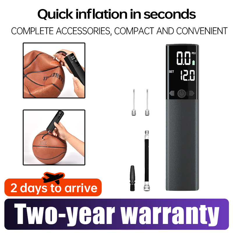 Multifunctional Mini Inflatable Machine, Small Handheld Electric Portable Basketball…