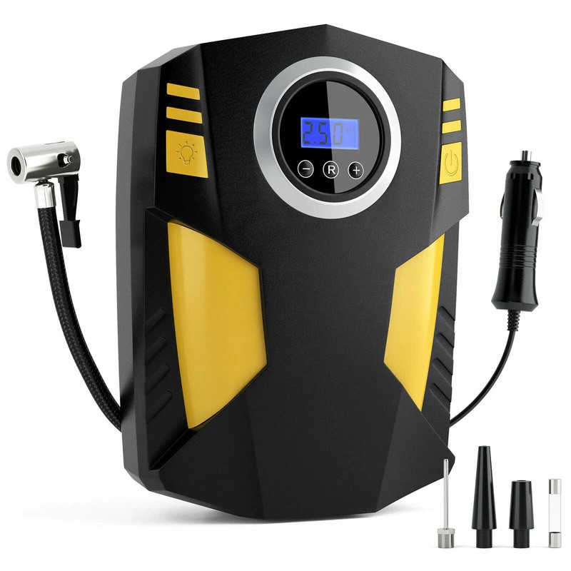 Digital Electric Car Tyre Inflator Pump Portable 150PSI Air Compressor