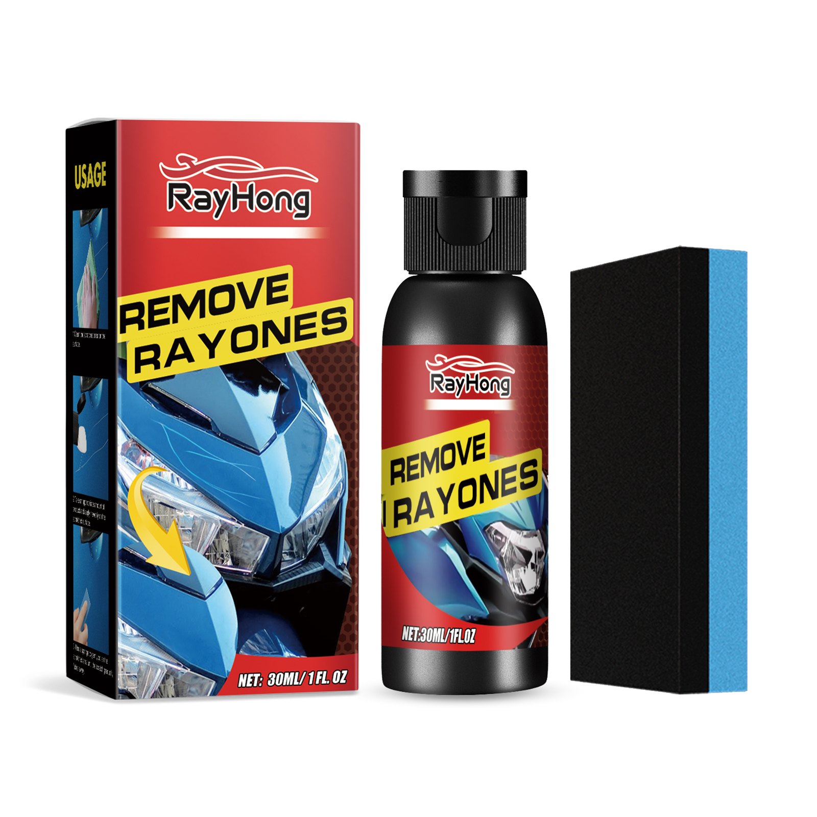 Scratch Repair Agent, Paint Swirl Polish Restoration Care