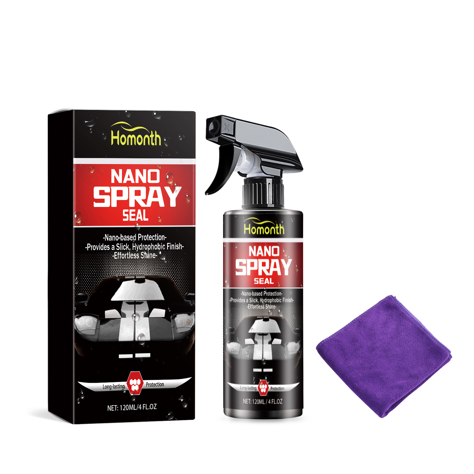 Nano Coating, Car Polish Paint Wax Decontamination Shine Sealant