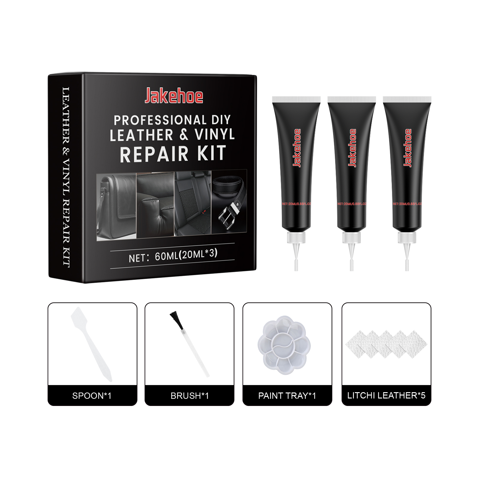 Leather Care Kit, Furniture Sofa Seat Interior Decontamination Set