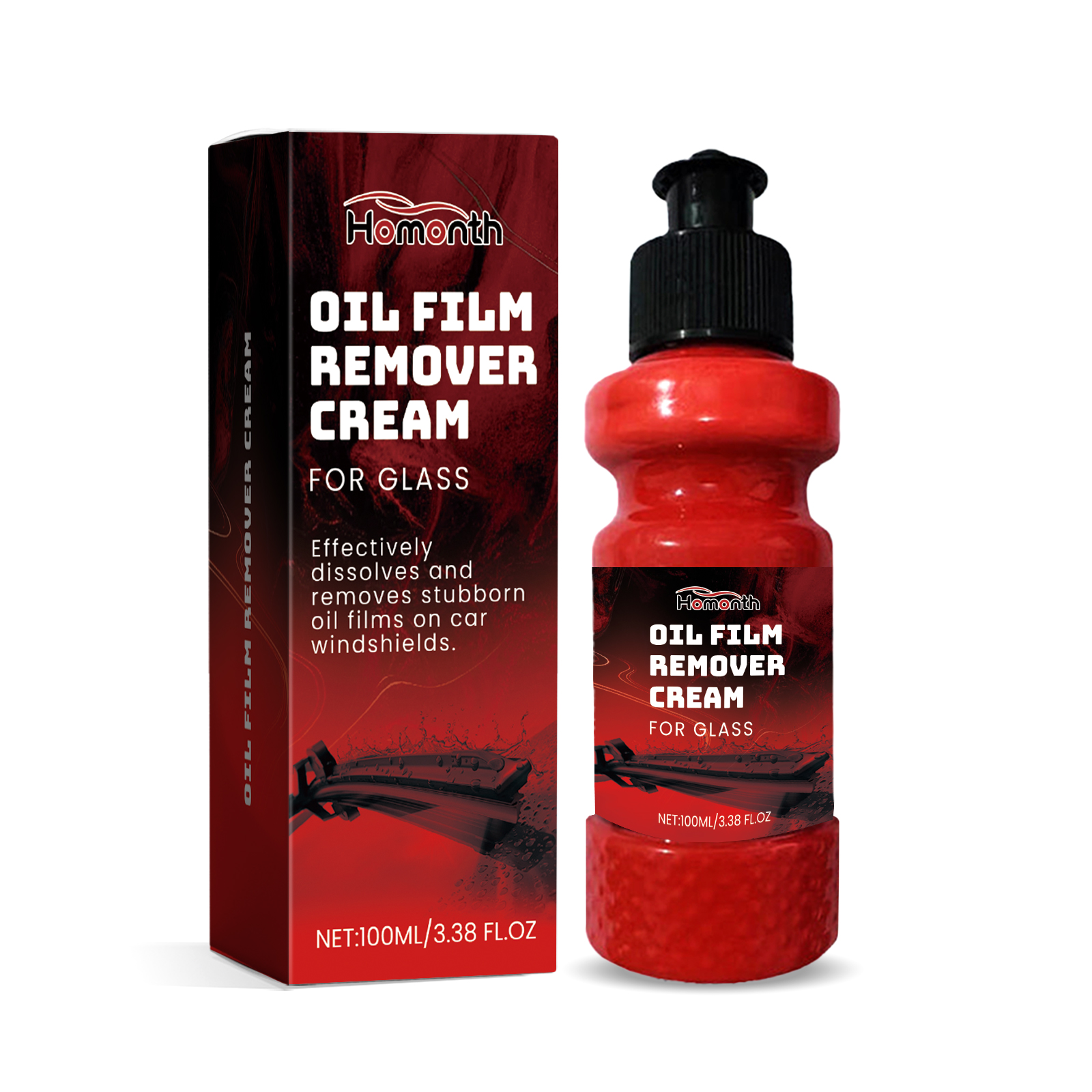 Windshield Oil Film Cream, Glass Coating Decontamination Restoration