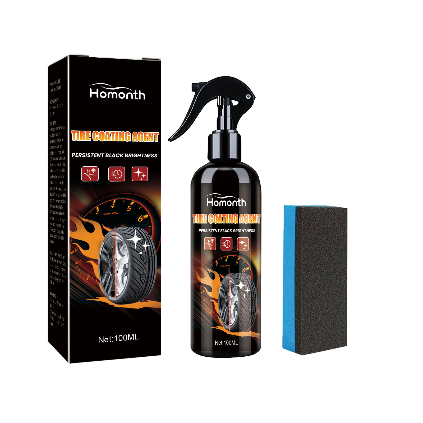Coating Agent, Tire Rim Gloss Durable Decontamination Brightener