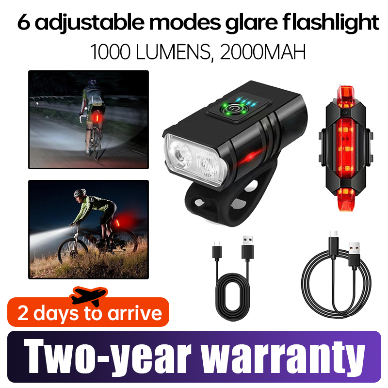 Bicycle Lights, High-brightness Bicycle Lights, Bicycle Lights That Can Be Charged Via…