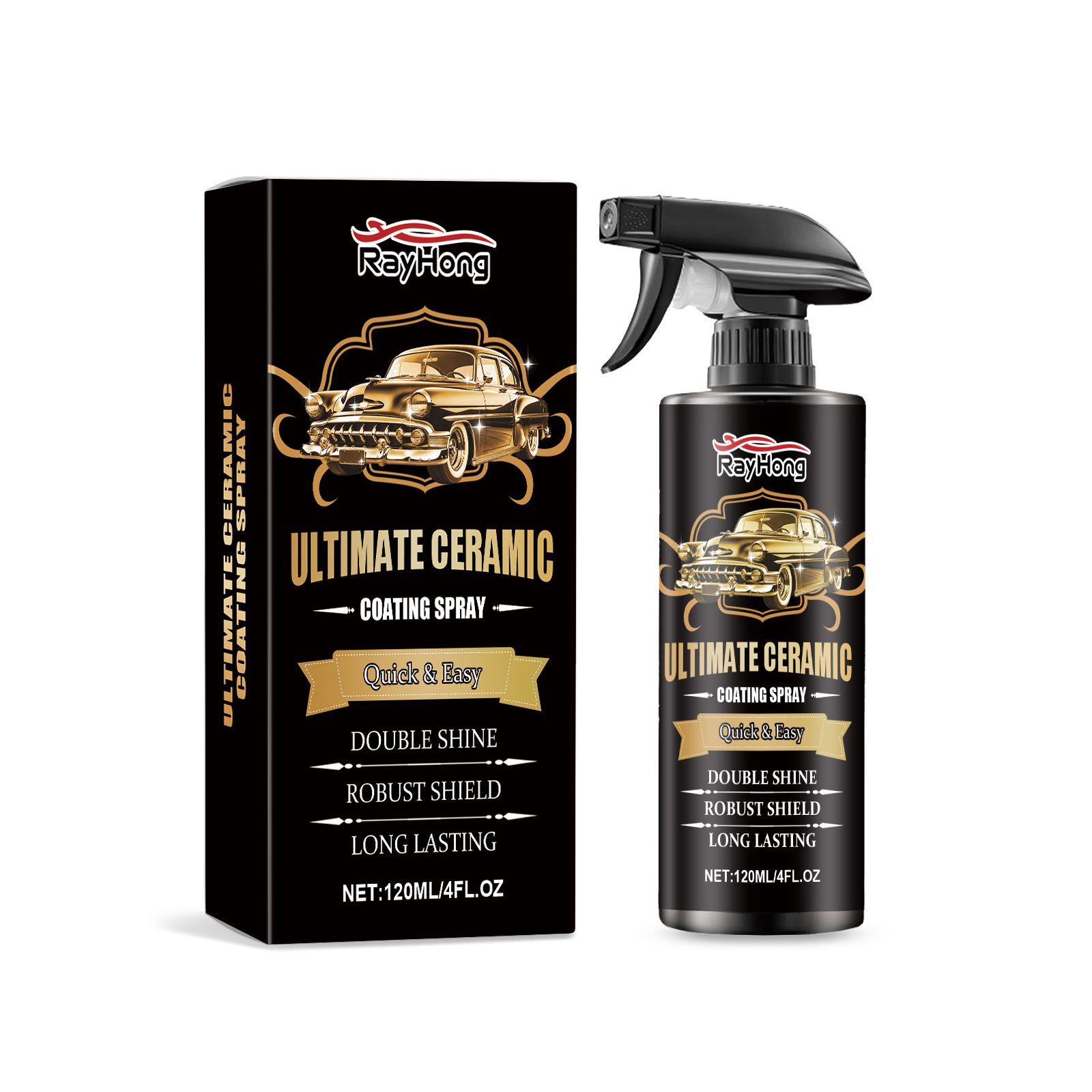 RAYHONG Automotive Coating Spray, 120 ml / 1 Bottle