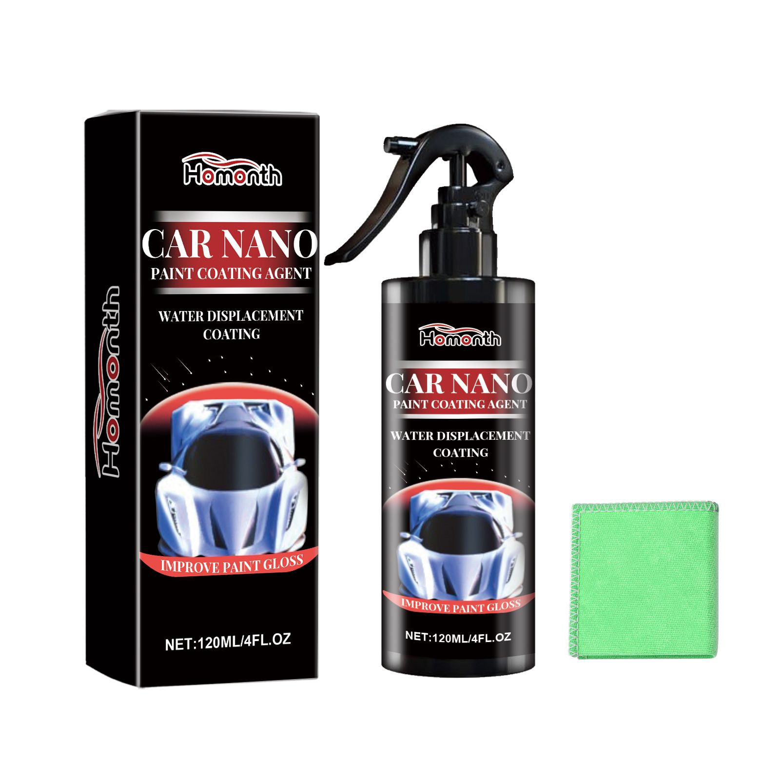 HOMONTH Automotive Coating Spray Kit, 120 ml Kit