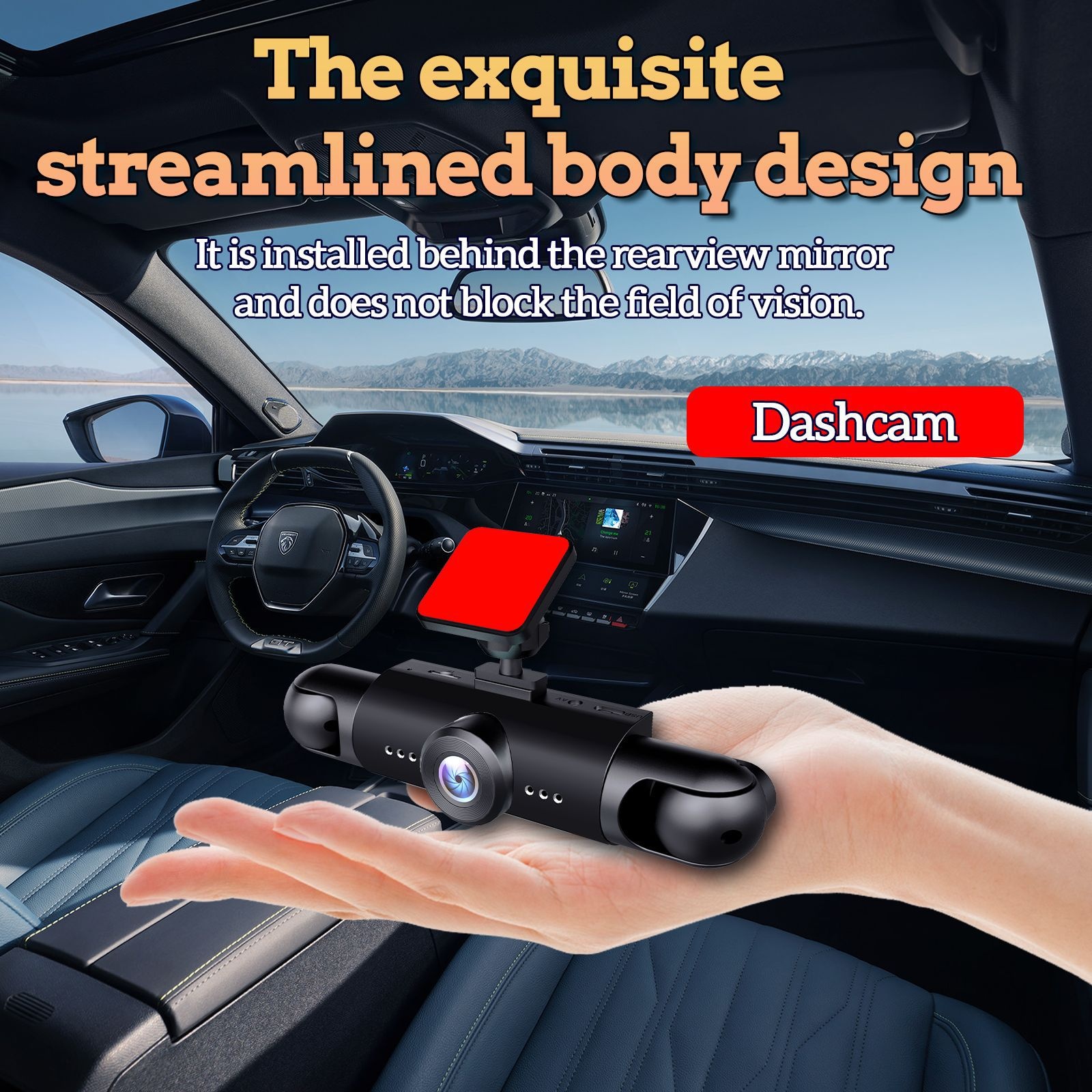 HD Dashcam Connected To WiFi