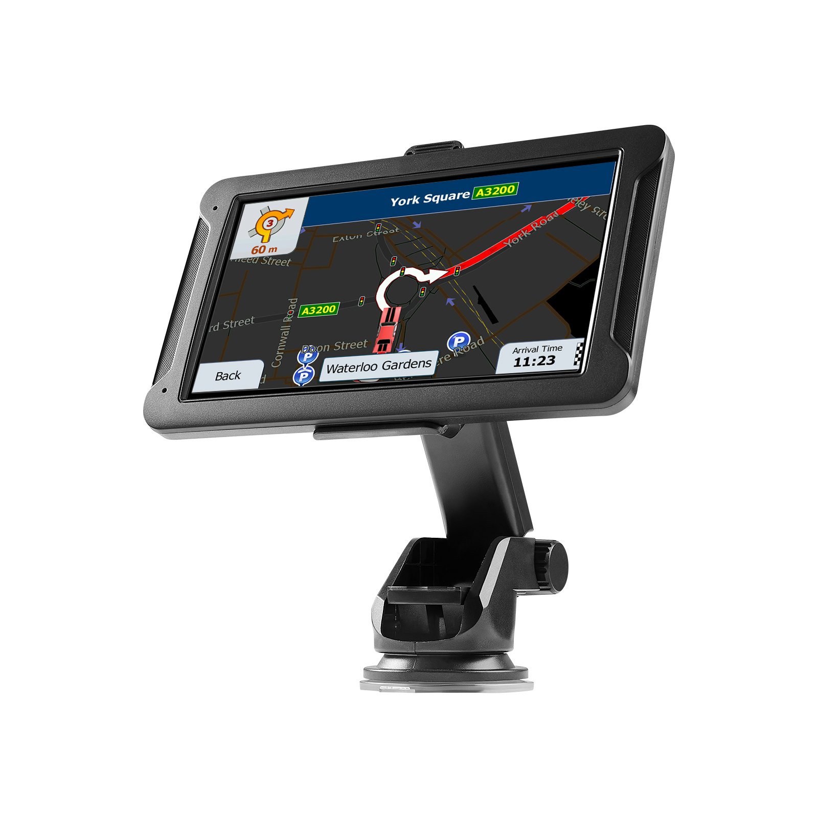 GPS Navigator For Car 7 Inch Touch Screen 16GB GPS Navigation System Dash Cam