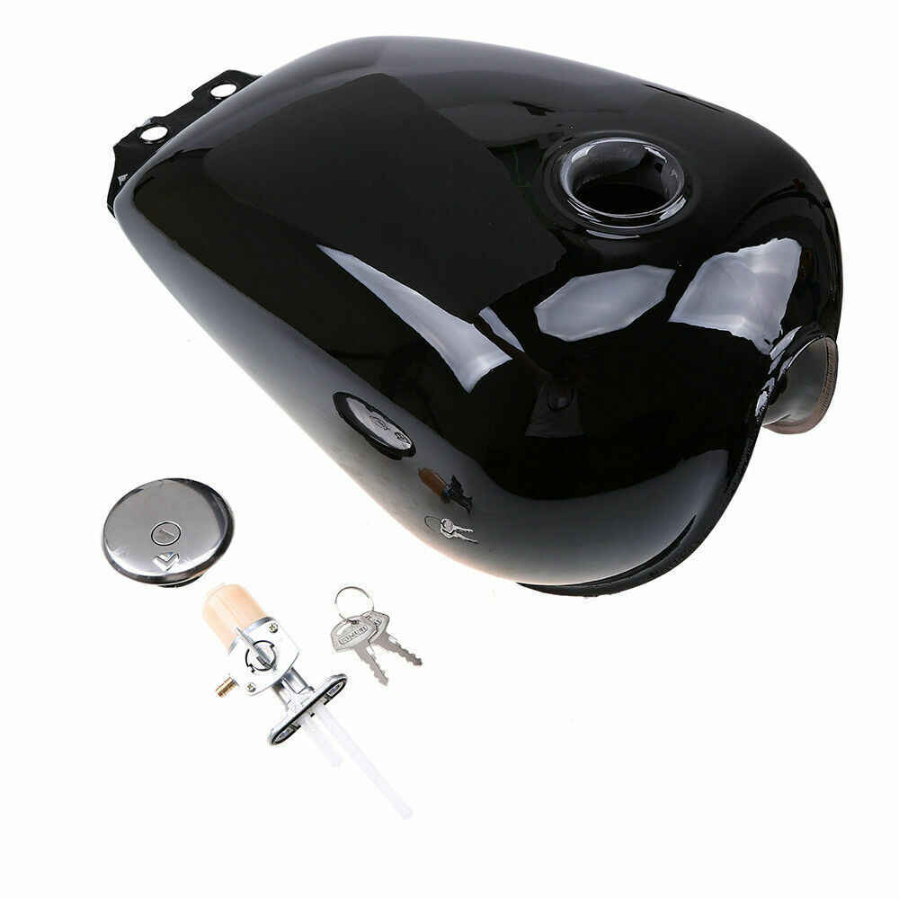 Motorcycle Fuel Tank W&Fuel Oil Tank Cap Keys Universal Retro Durable AU