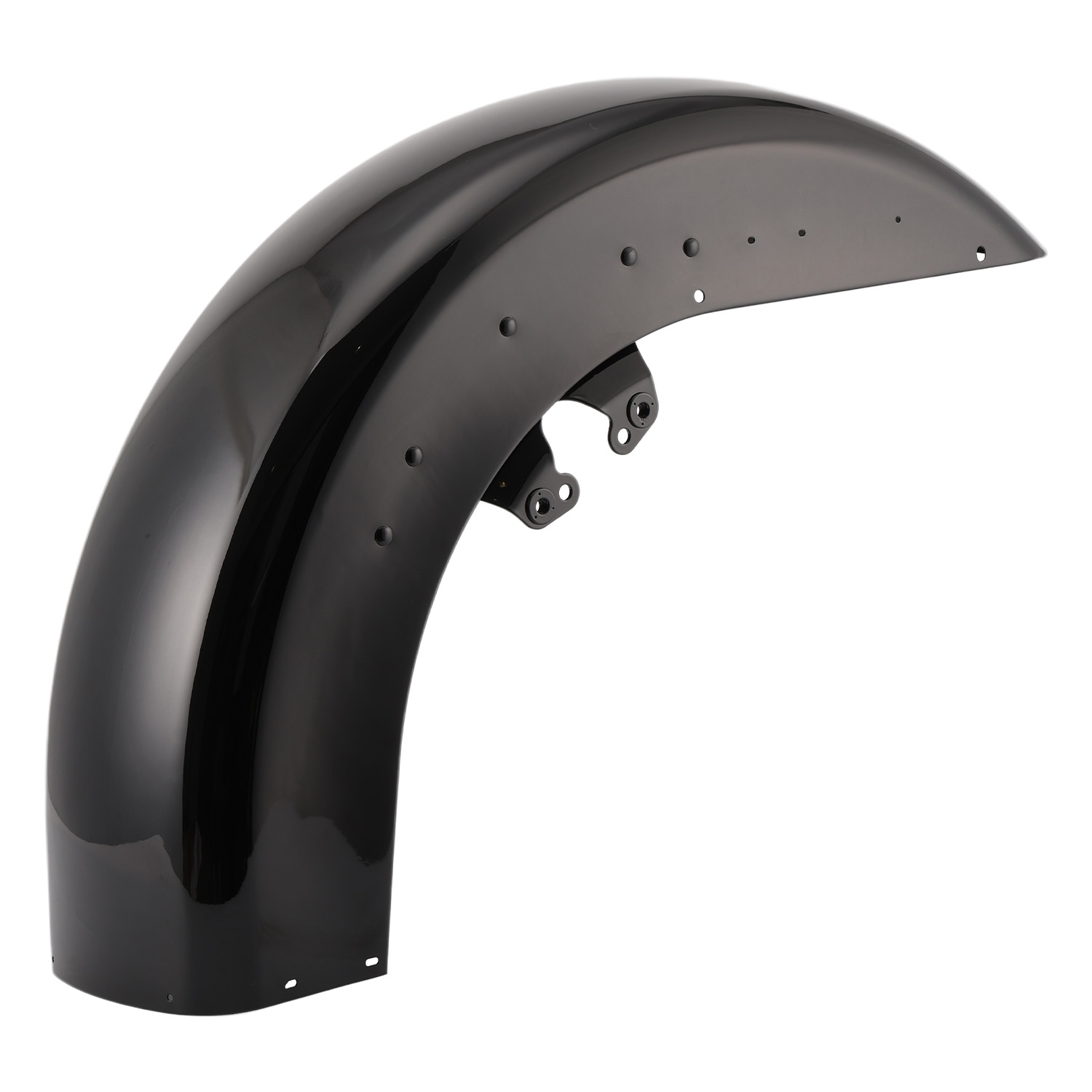 Vivid Black Front Fender Fit For Harley Touring From