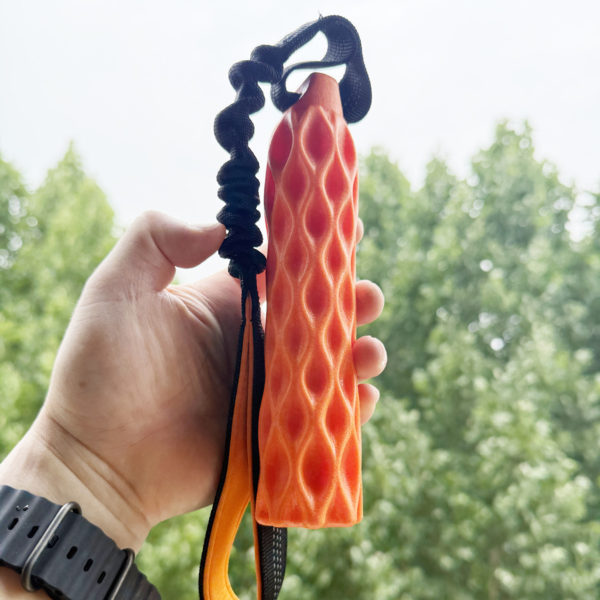 Rubber TPR Outdoor Chew Toy For Large And Small Dogs Interactive Tug-and-squeak Chew Stick