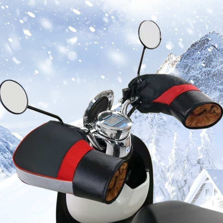 Thermal Windproof Gloves For Warm Electric Bike Riding
