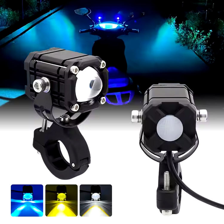 2-Pack M5 Spotlight Ultra Bright LED Fog Lights, Headlights, Motorcycles, Cars…
