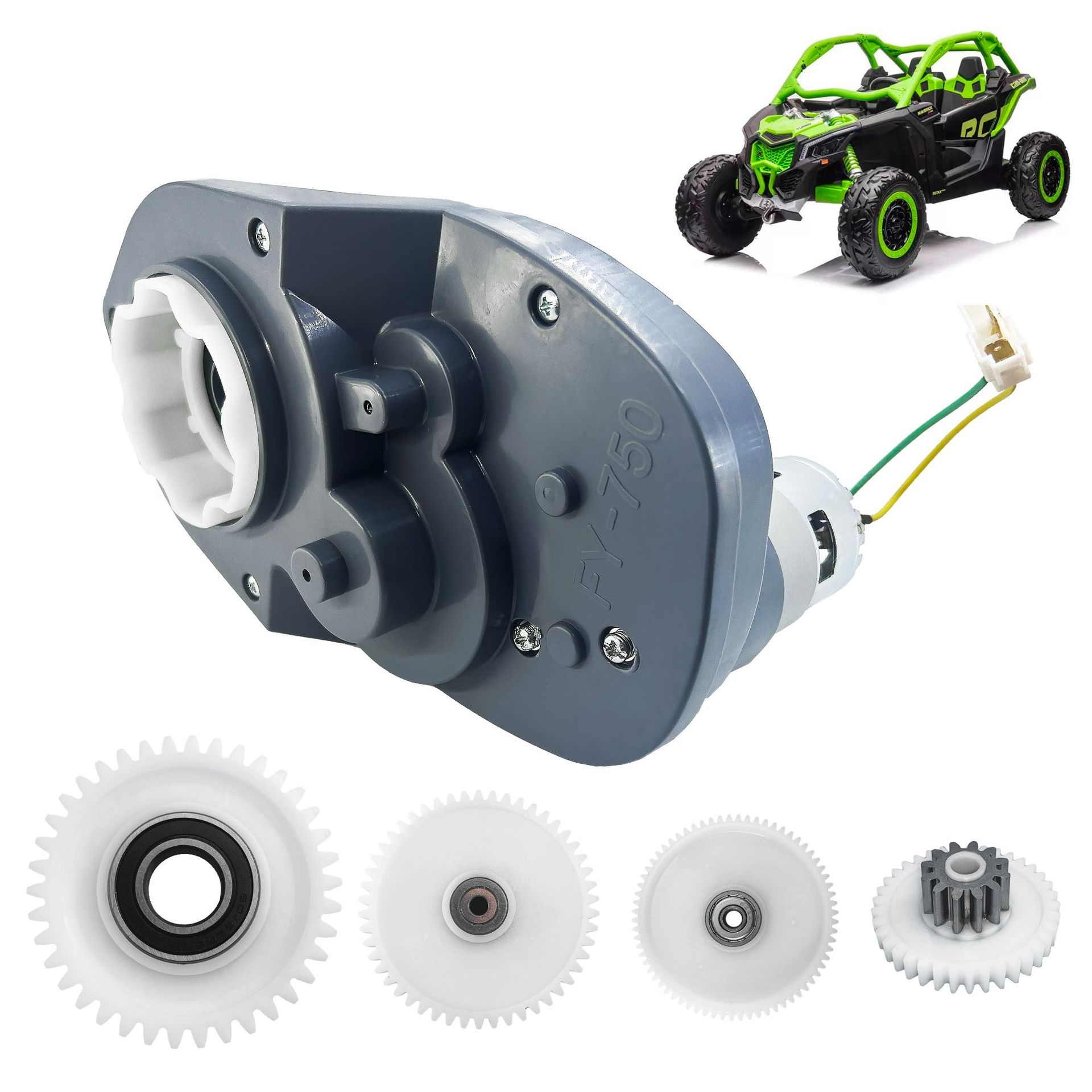 High-speed Electric Motor For Childrens Electric Vehicles Motor Gearbox For Ride-on Toy…