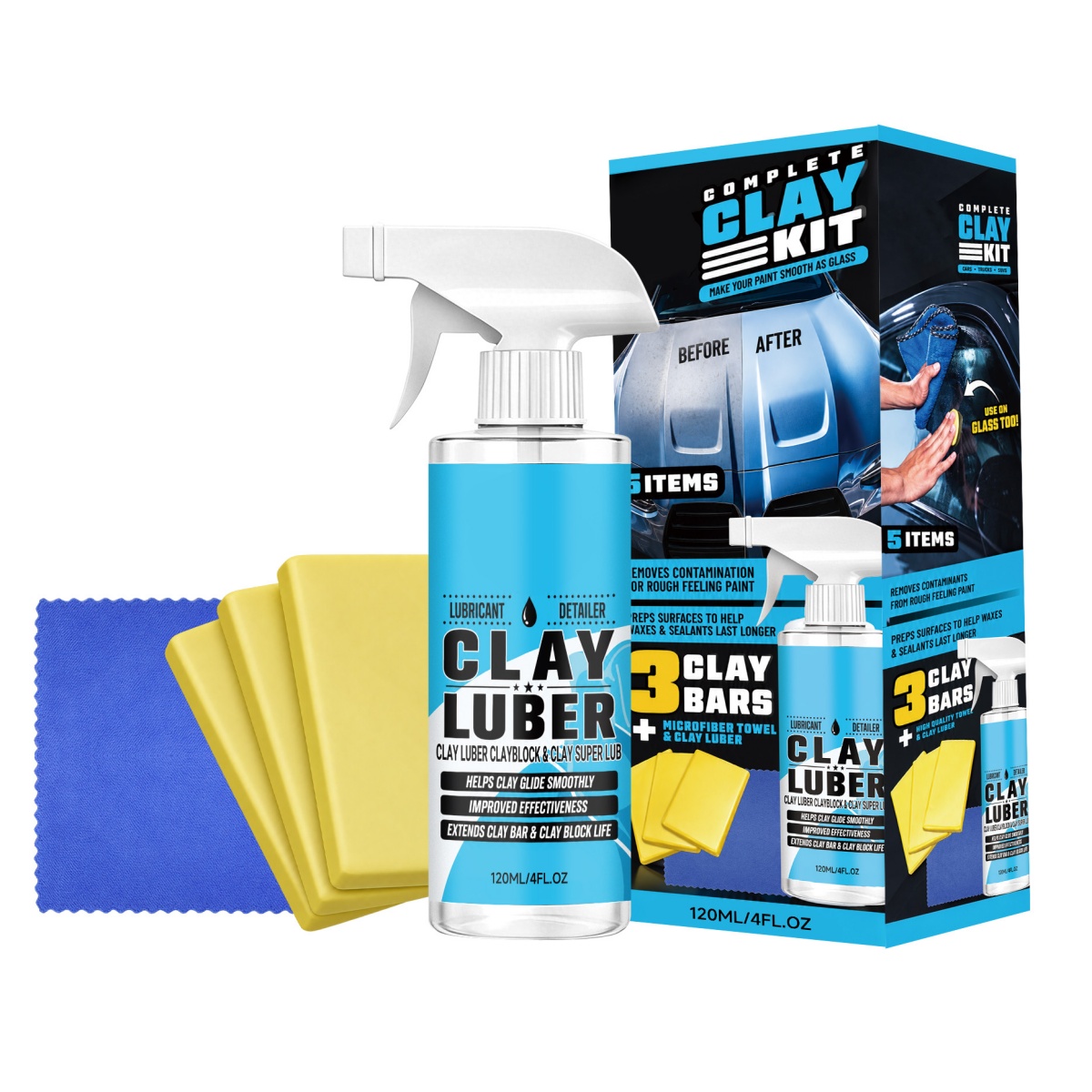 Car Clay Cleaner Set