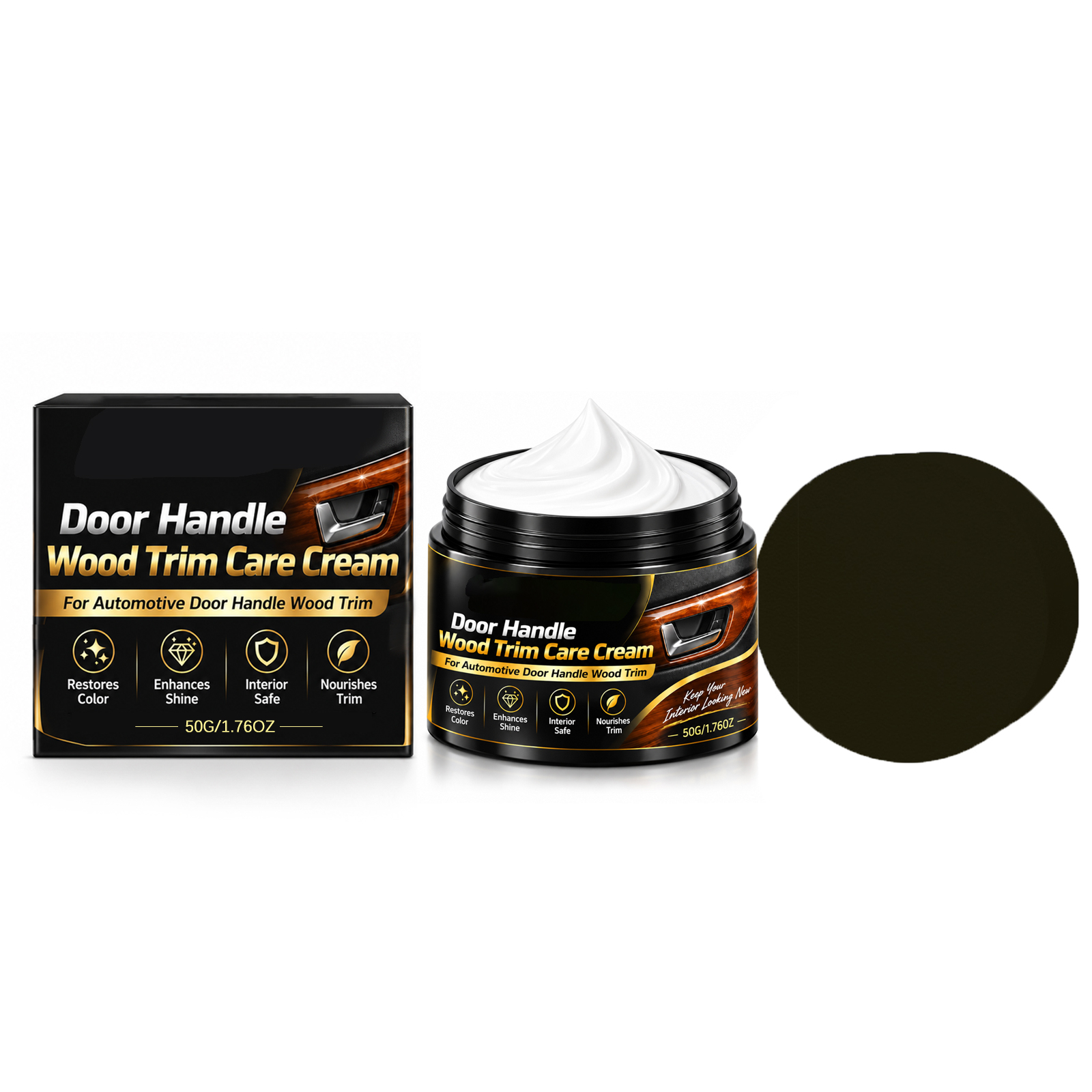Door Handle Wood Trim Care Cream