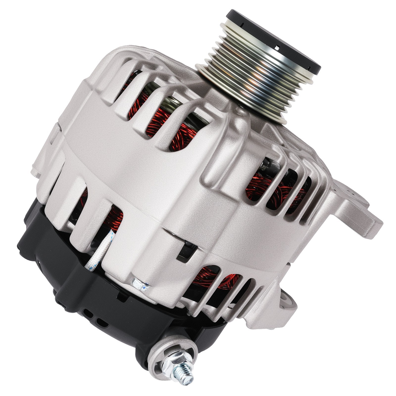 Alternator For -Nissan Rogue - L4 2.5L 120 Amp CW 6-Groove 11648N