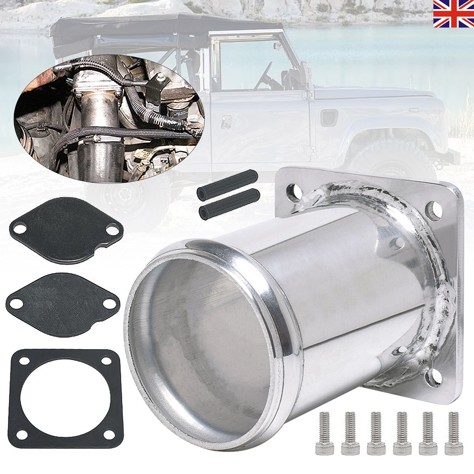 EGR Deleted Valve Blank Kit For Land Rover Defender & Discovery 2 TD5 Engine