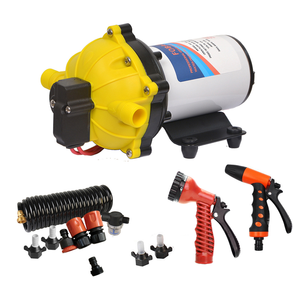 SEALFLO 70PSI Deck Washdown Pump Kit For Boat Caravan Yacht Wash Pump 12V 5GPM