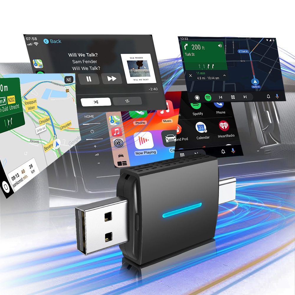 Two-in-one Wired-to-wireless Adapter Module
