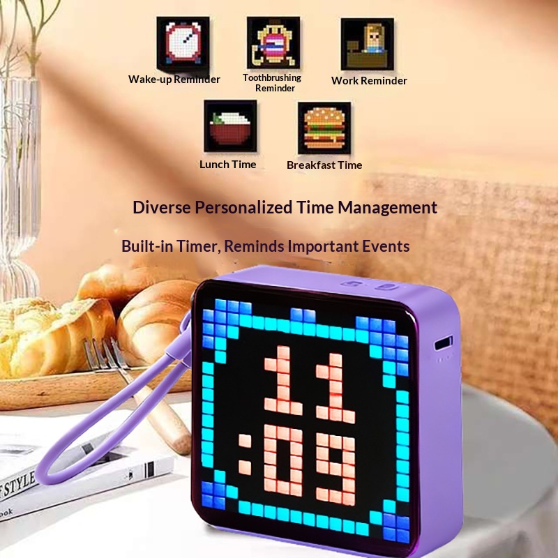 LED Bluetooth Pixel Screen Power Bank