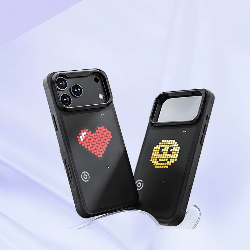 Pixel-Light Phone DIY Animated Drop-Resistant Personalized Creative Case