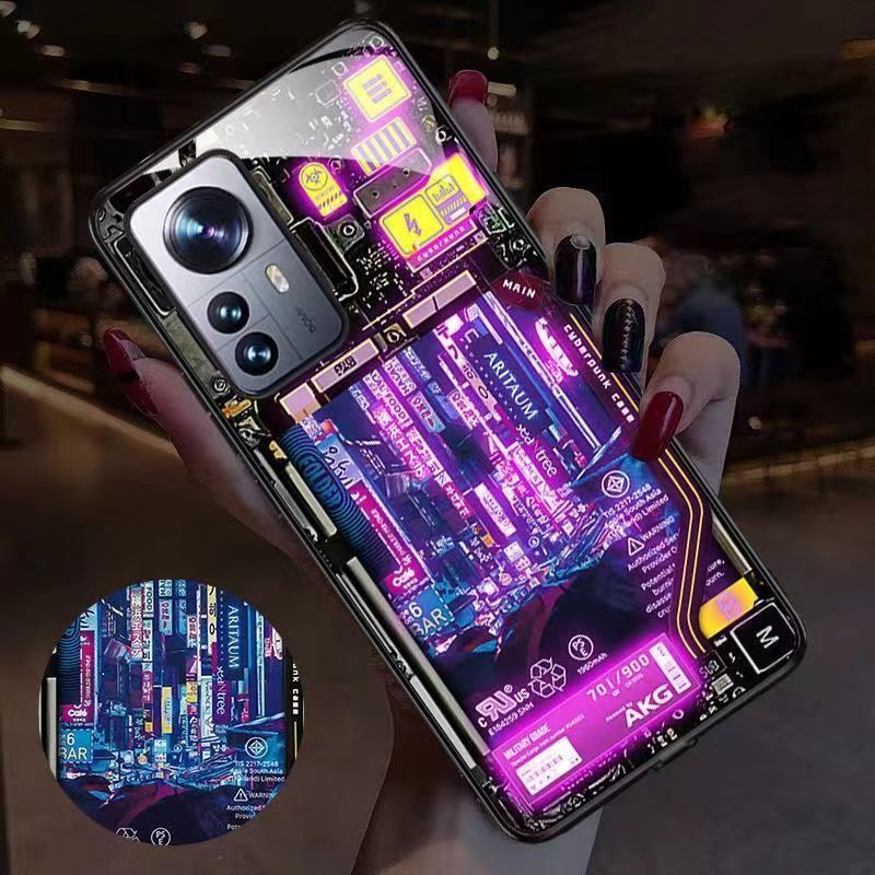Cyberpunk-style Glowing Phone Case