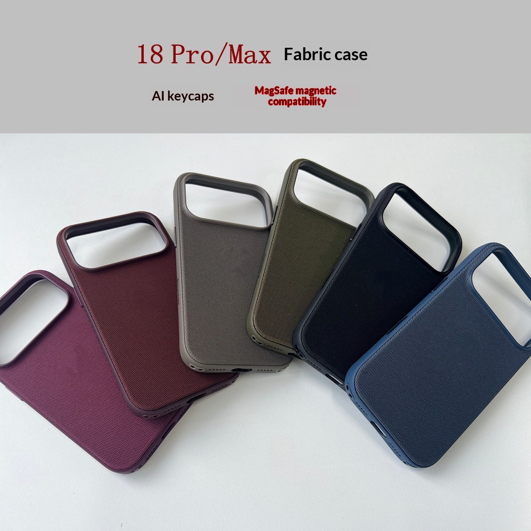Technology Fabric Magnetic AI Button Phone Case