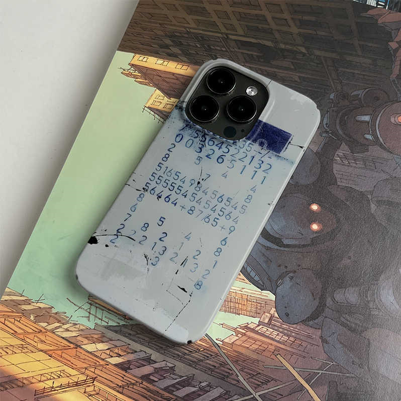 Retro Digital Art Niche Mobile Phone Case