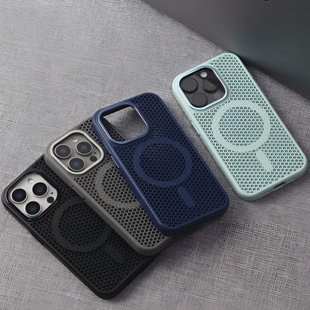 Skin-feel Honeycomb Vented Phone Case