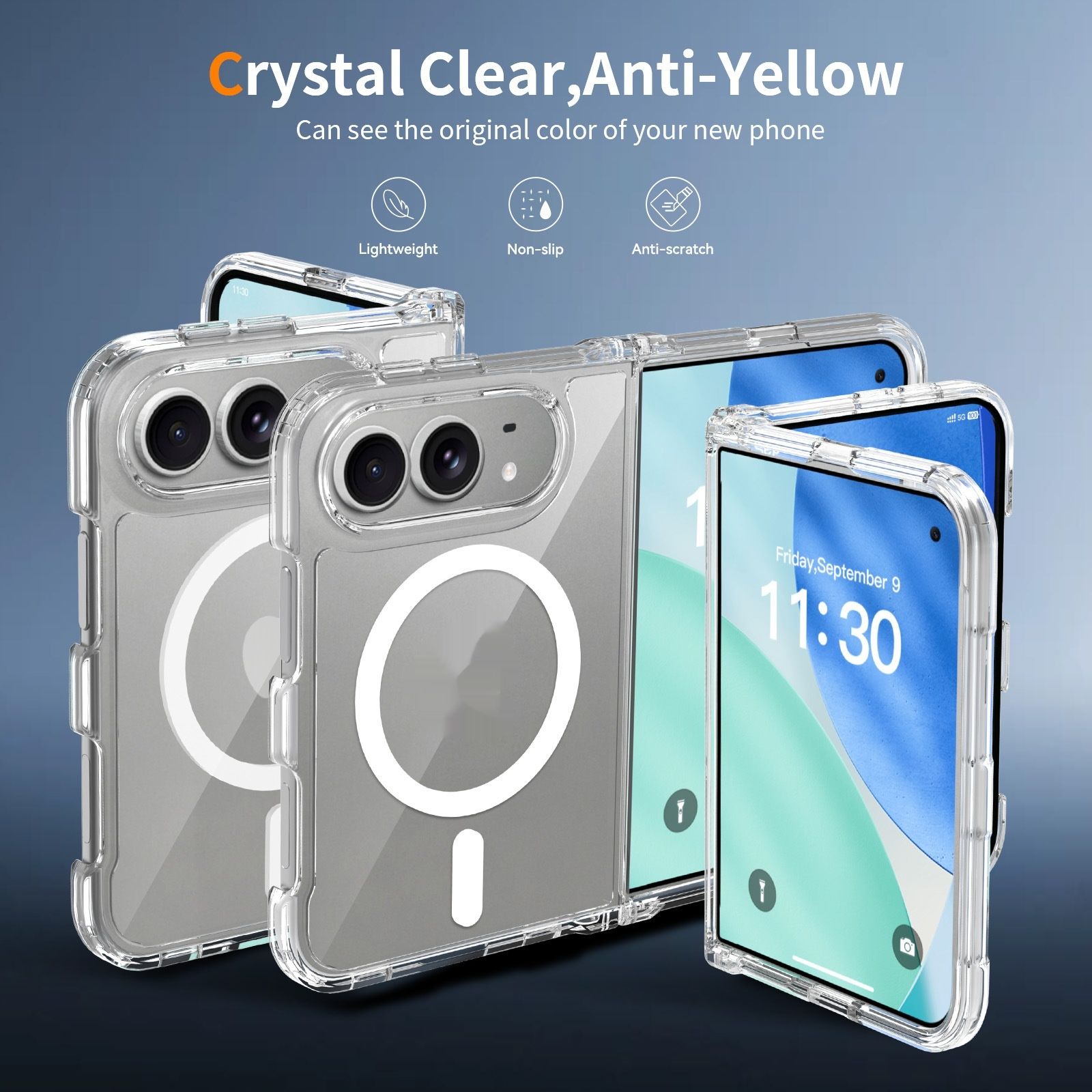 2-in-1 Foldable-screen Phone Case With All-around Drop Protection