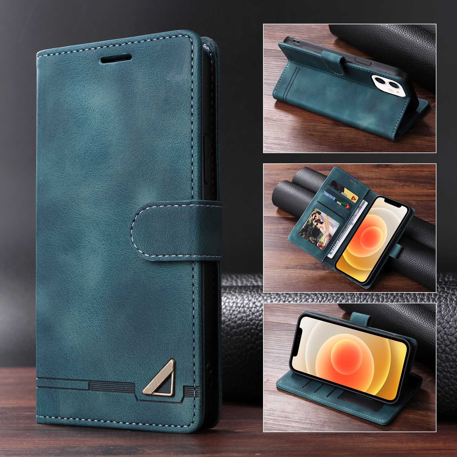 Retro Matte Phone Case With Wallet Function