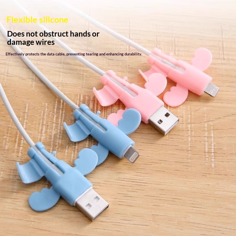 Small Wing Data Cable Head Anti-Breakage Protective Cover
