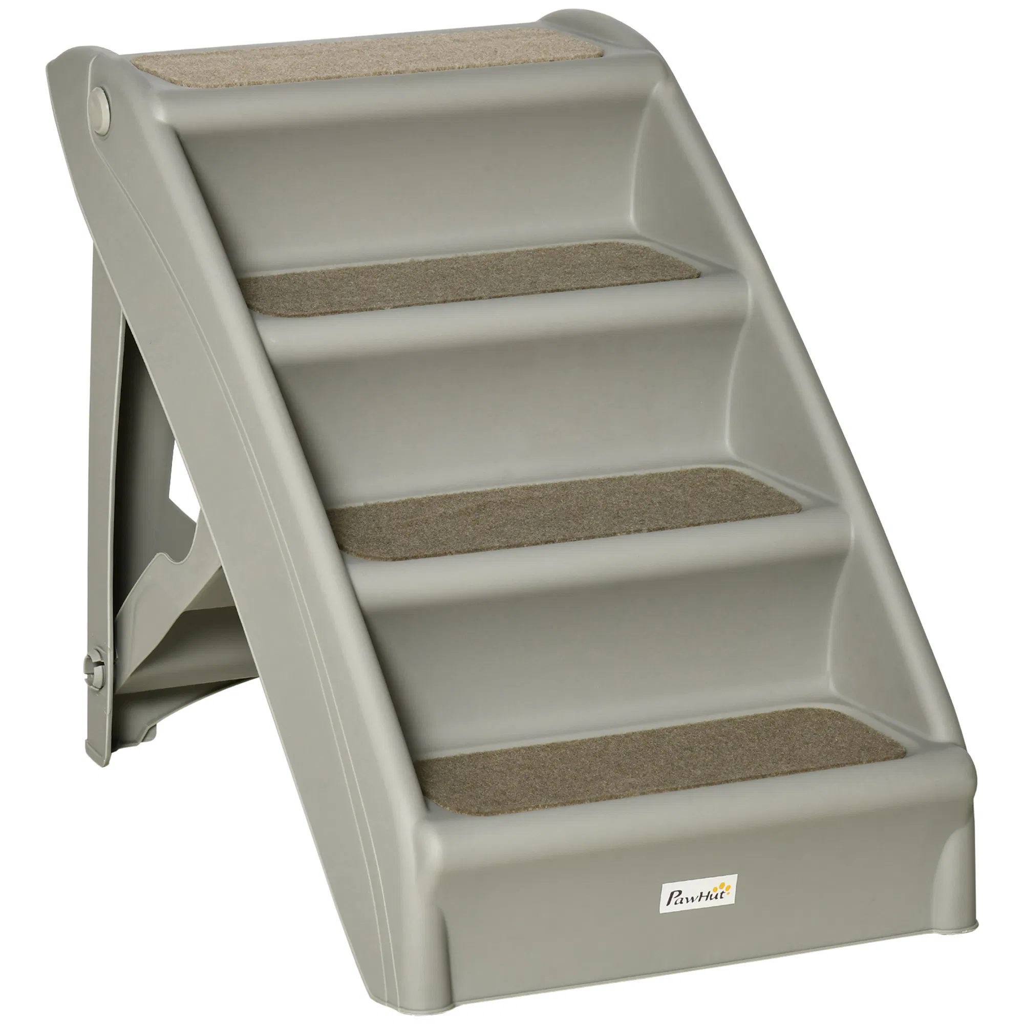 4-Level Portable Dog Stairs, Foldable Dog Steps for Small Dogs, Lightweight Cat Steps…