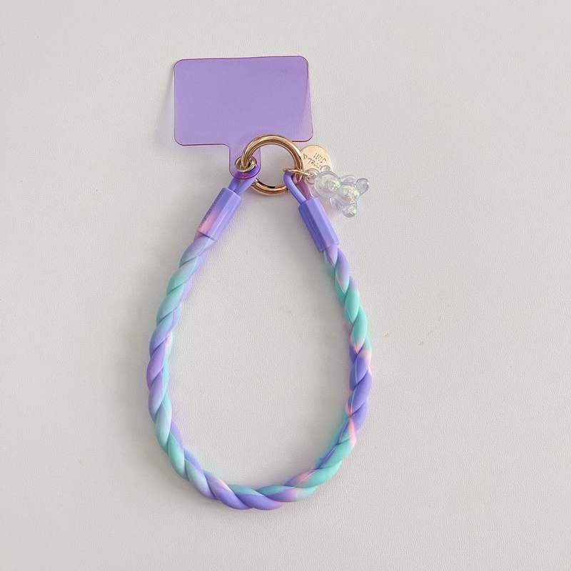 Phone Case Lanyard Suitable For Silicone Split Lanyard Keychain Short Rope Mobile Phone…