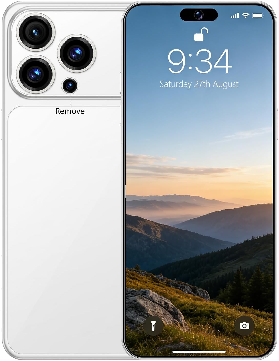 A17 Pro Max 5G Android 15 Smartphone, 6.8in FHD- Display, 8GB RAM - 256GB Storage, 72MP…