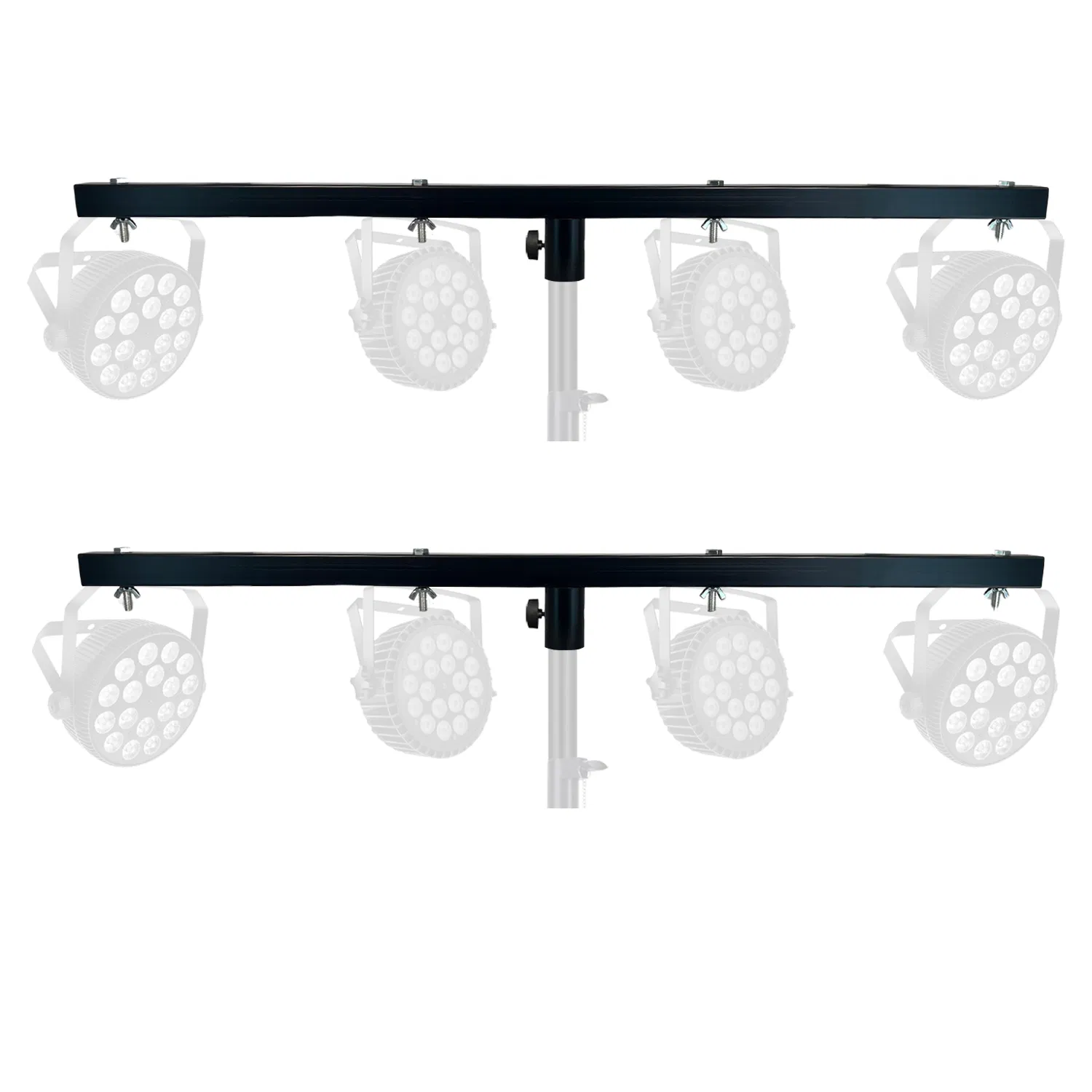 5 Core DJ Light Stand and T Bar Adjustable Heavy Duty Stage Lights Stands