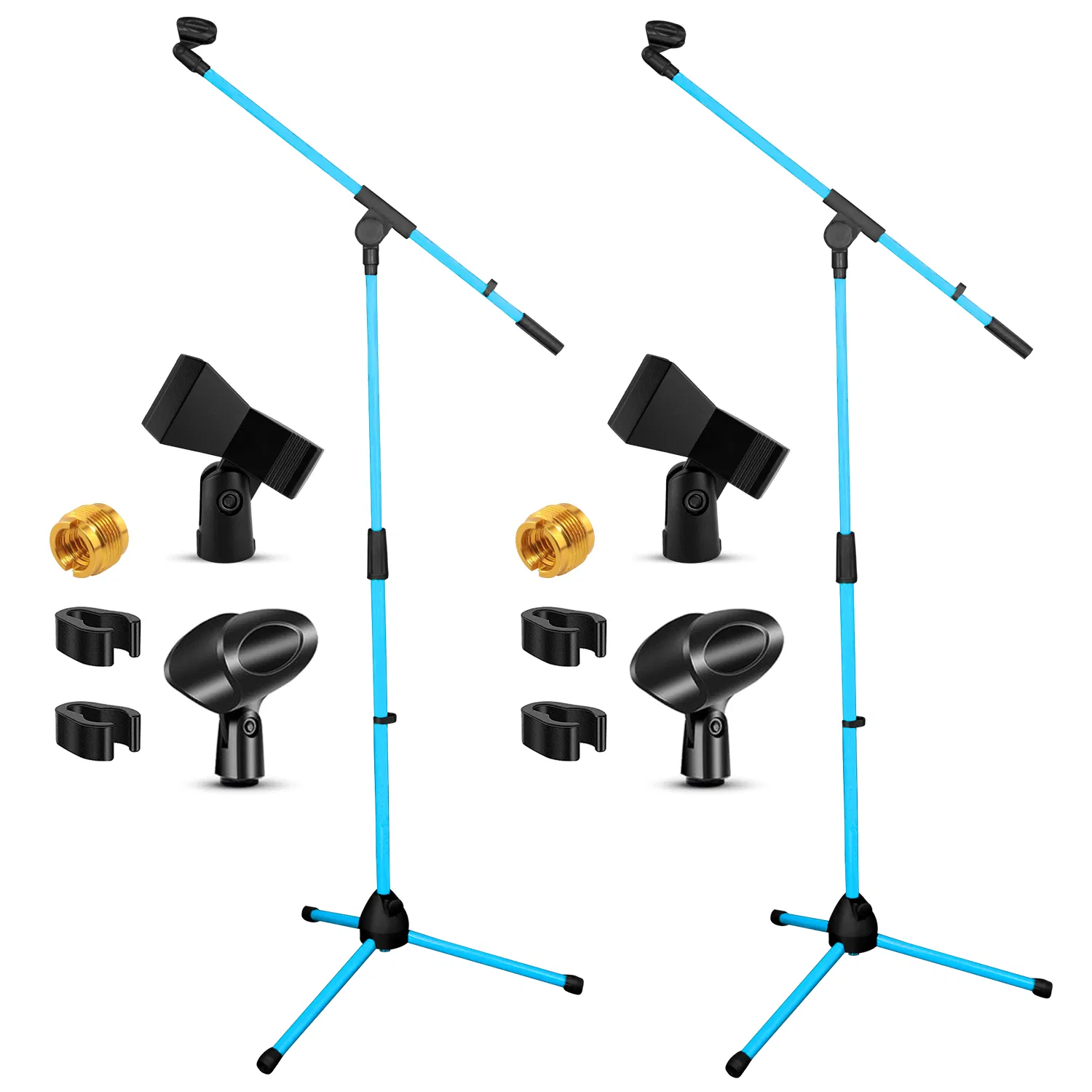 5 Core Tripod Mic Stand Floor 2Pcs Adjustable 18 to 72 Inches Sturdy Boom Arm Holder…