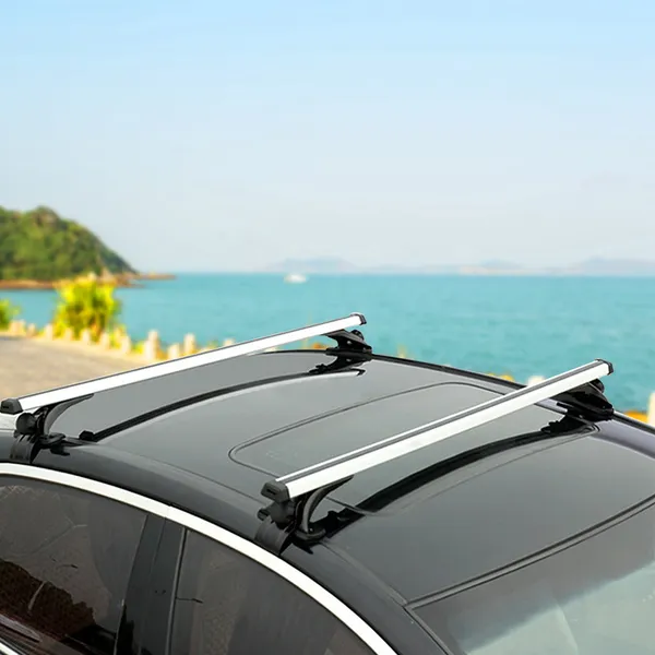 47.24in Universal Top Roof Rack Cross Bar Cargo Carrier Aluminum Crossbar Rack With…