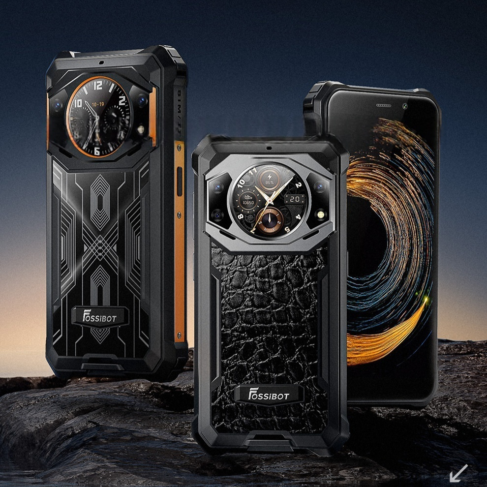 Fossibot F101 Pro Outdoor Waterproof 5.45-inch Small Screen Three Proof Smartphone…