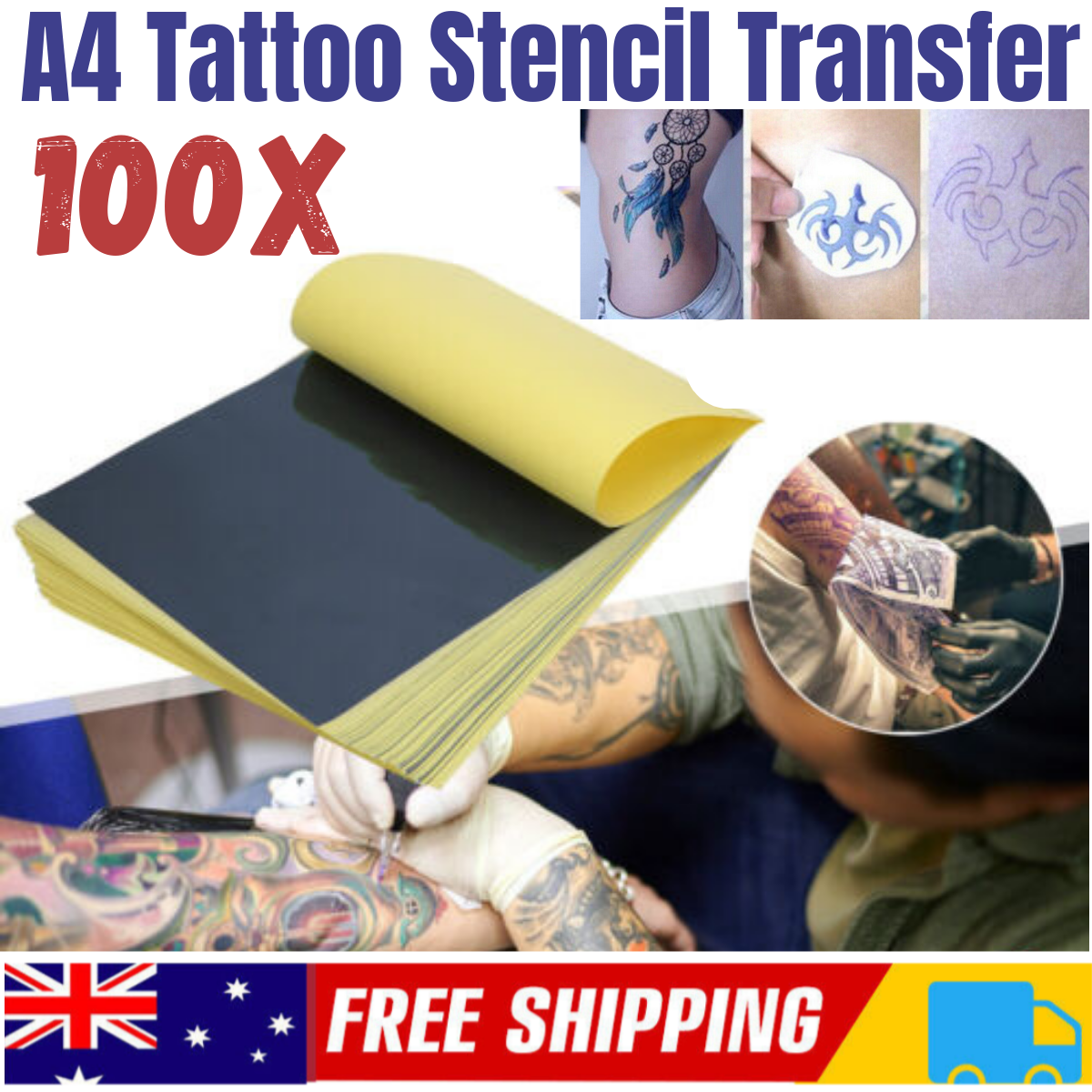 Tattoo Stencil Transfer Paper Spirit Thermal Carbon Tracing Copier Supplies