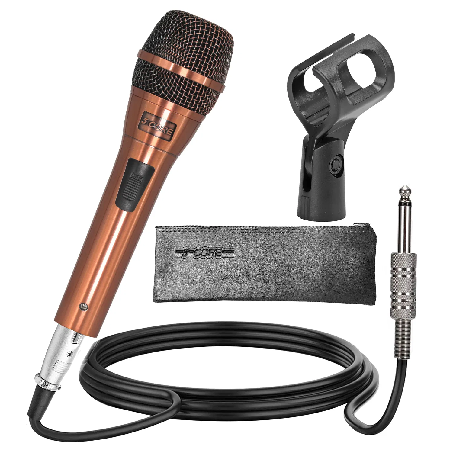 5Core Couple Karaoke Microphone Pair Handheld Dynamic XLR Mic for Him & Her Clear Sound…
