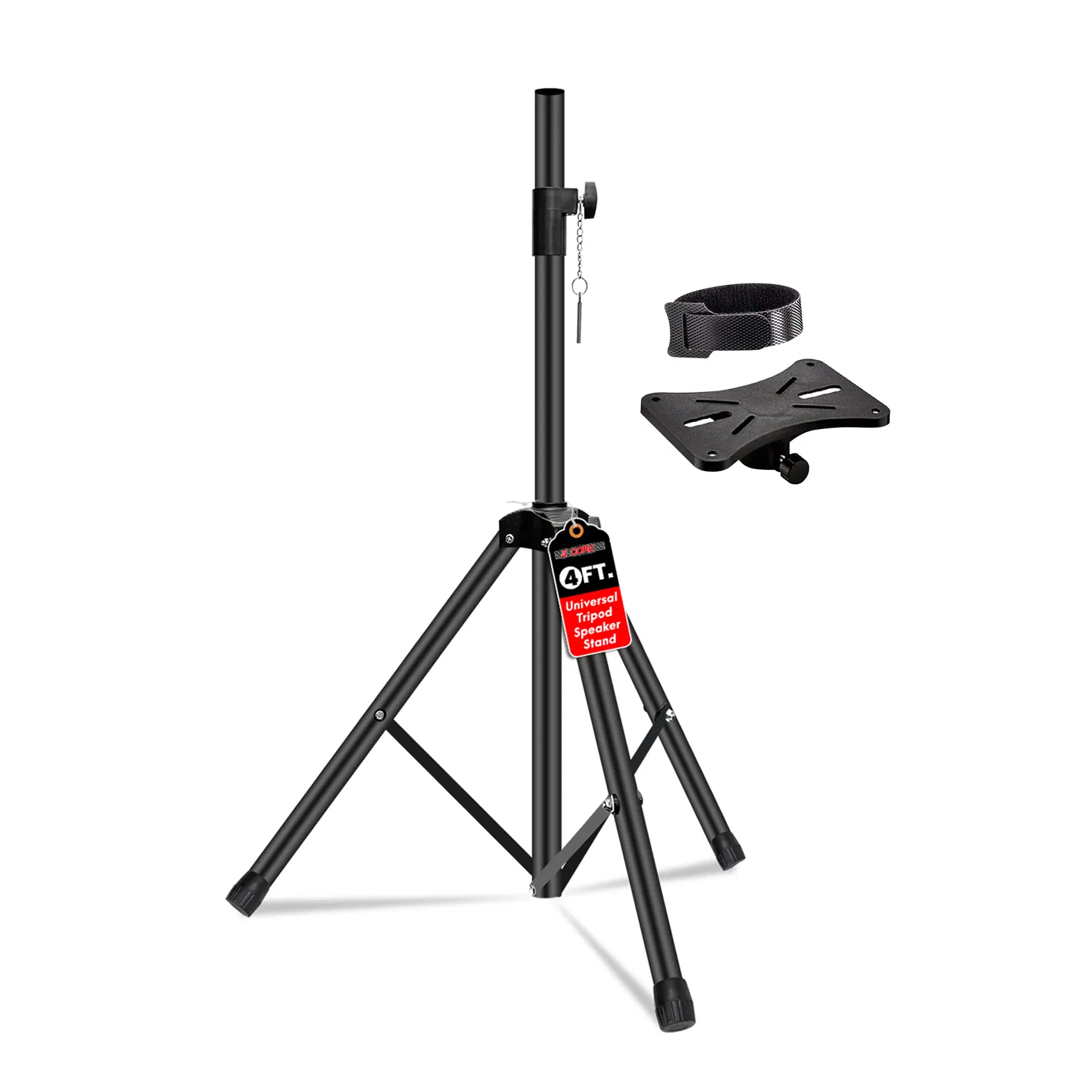 5 Core Speaker Stand Tripod Floor Adjustable Up to 48 Inch DJ Studio Monitor Stands Short…