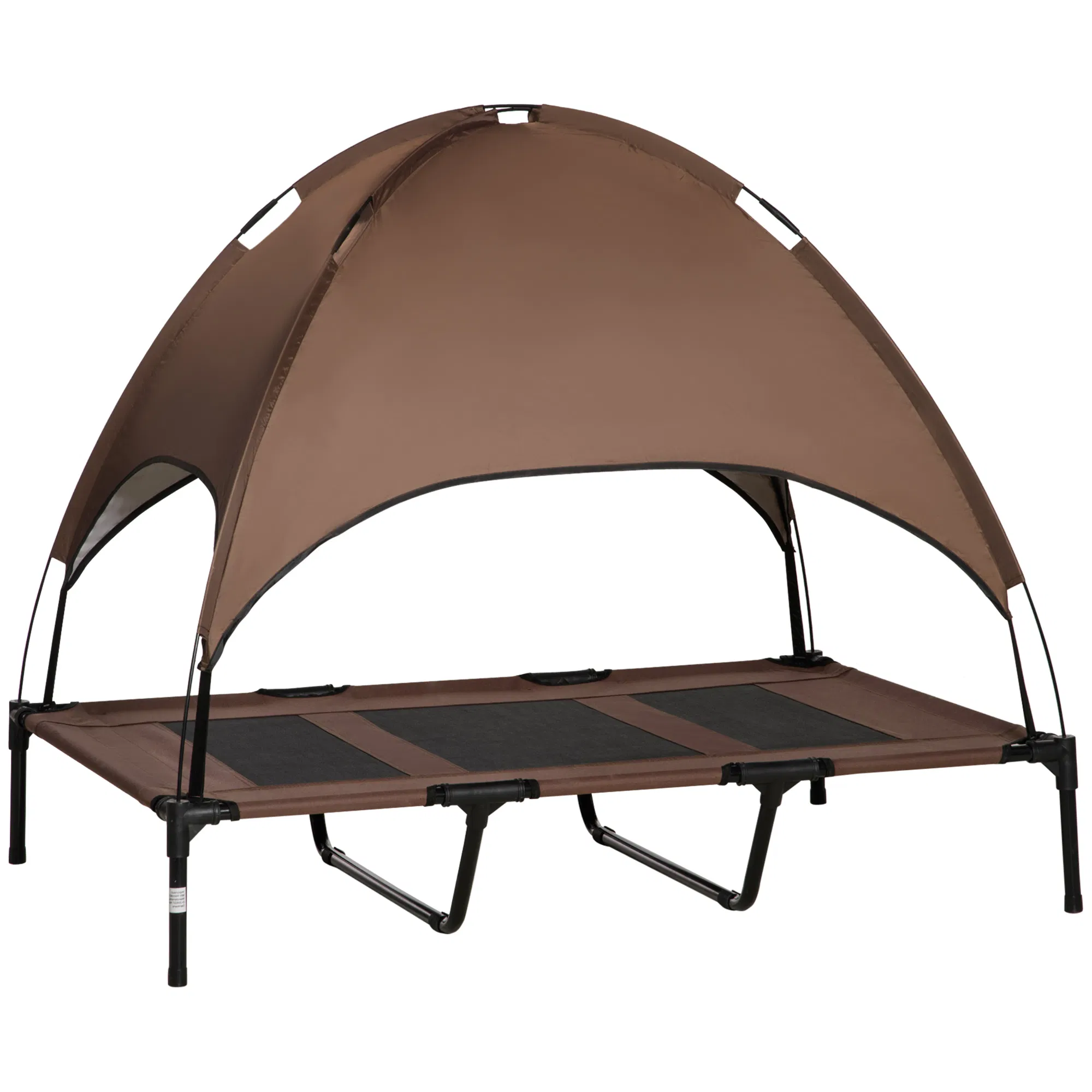 Elevated Dog Bed with Canopy, Portable Raised Dog Cot for XL Sized Dogs, Indoor…
