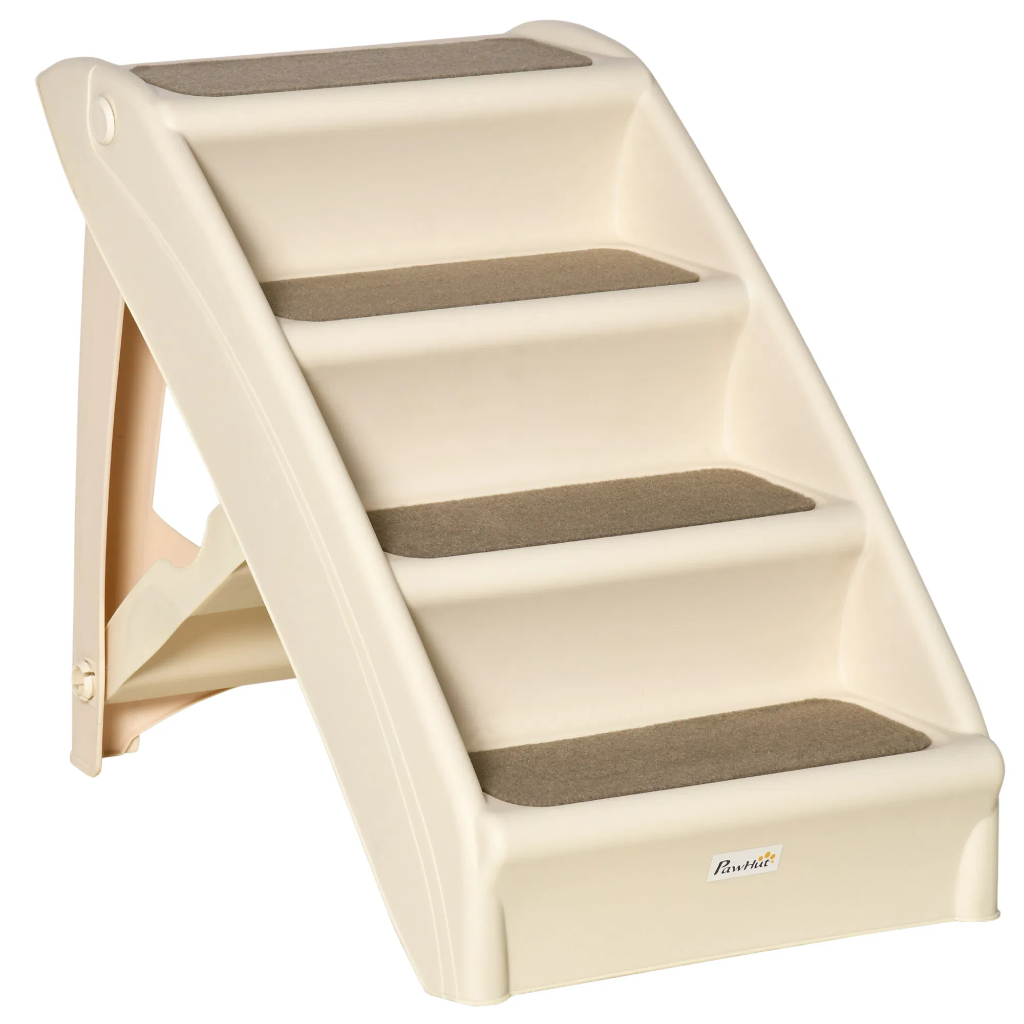 4-Level Portable Dog Stairs, Foldable Dog Steps for Small Dogs, Lightweight Cat Steps…