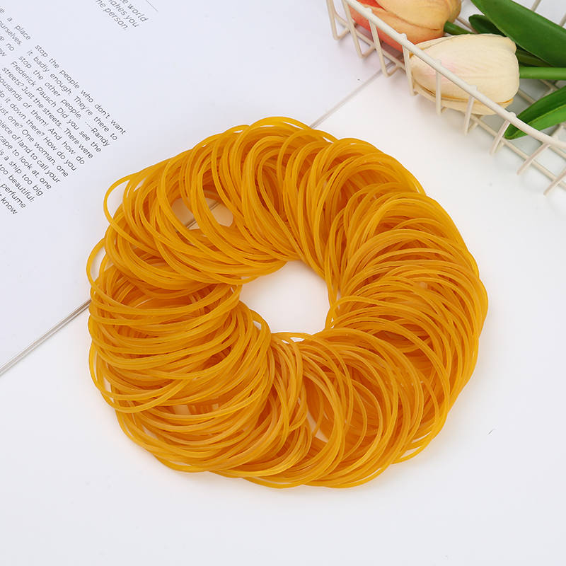 Wanlin Yellow Natural Rubber Bands 500g-pack