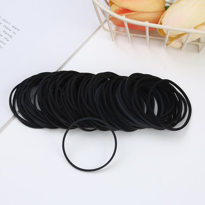Elastic Rubber Bands Office Supplies Rubberbands BLACK