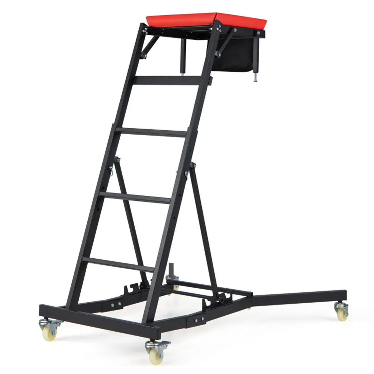 400 LBS Capacity Heavy Duty Topside Creeper with 4-Level Height Adjustable, Foldable…