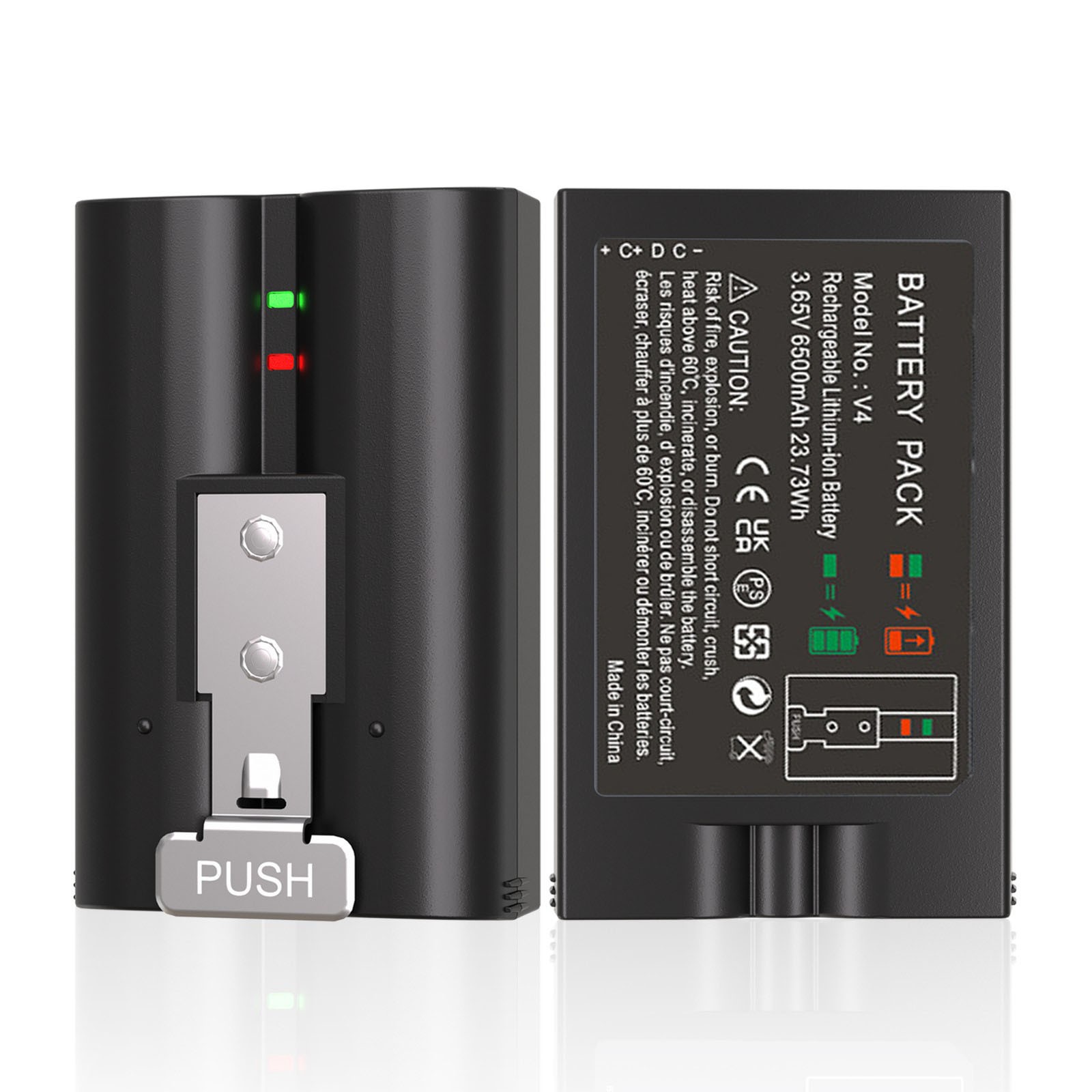 2X Battery For Ring-Doorbell Video 2 3 Plus 4 Spotlight Stick Up Peephole Cam